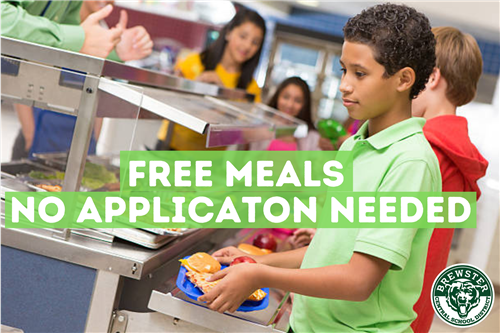 Free meals. No Application needed.